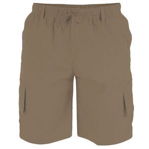 Duke Mens D555 Nick Elasticated Waist Cargo Shorts / Sand